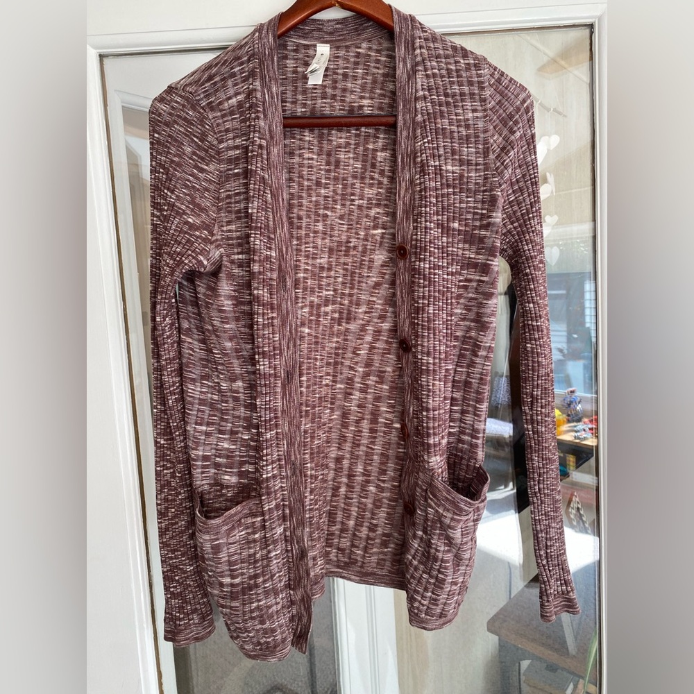 Athleta Revolve Seamless Ribbed Cardigan